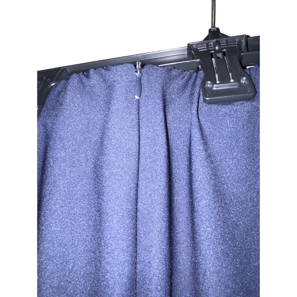 Chico's 3R Size 16R Navy Blue Polyester Spandex Side Zipper Pants Women's - Picture 6 of 6